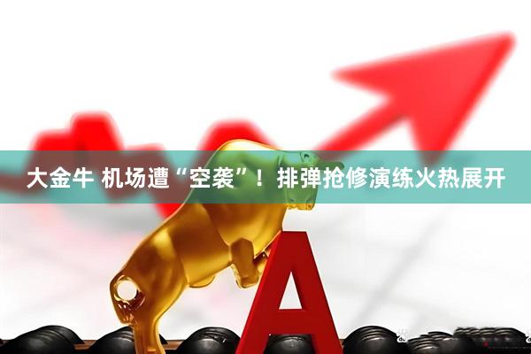 大金牛 机场遭“空袭”！排弹抢修演练火热展开